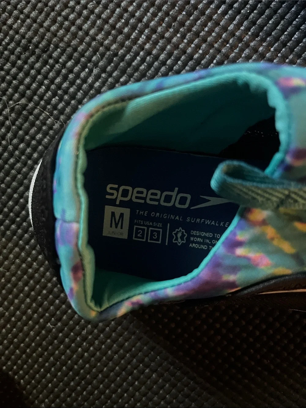 Speedo aqua skimmer water/beach shoes size Medium 2/3 NWT